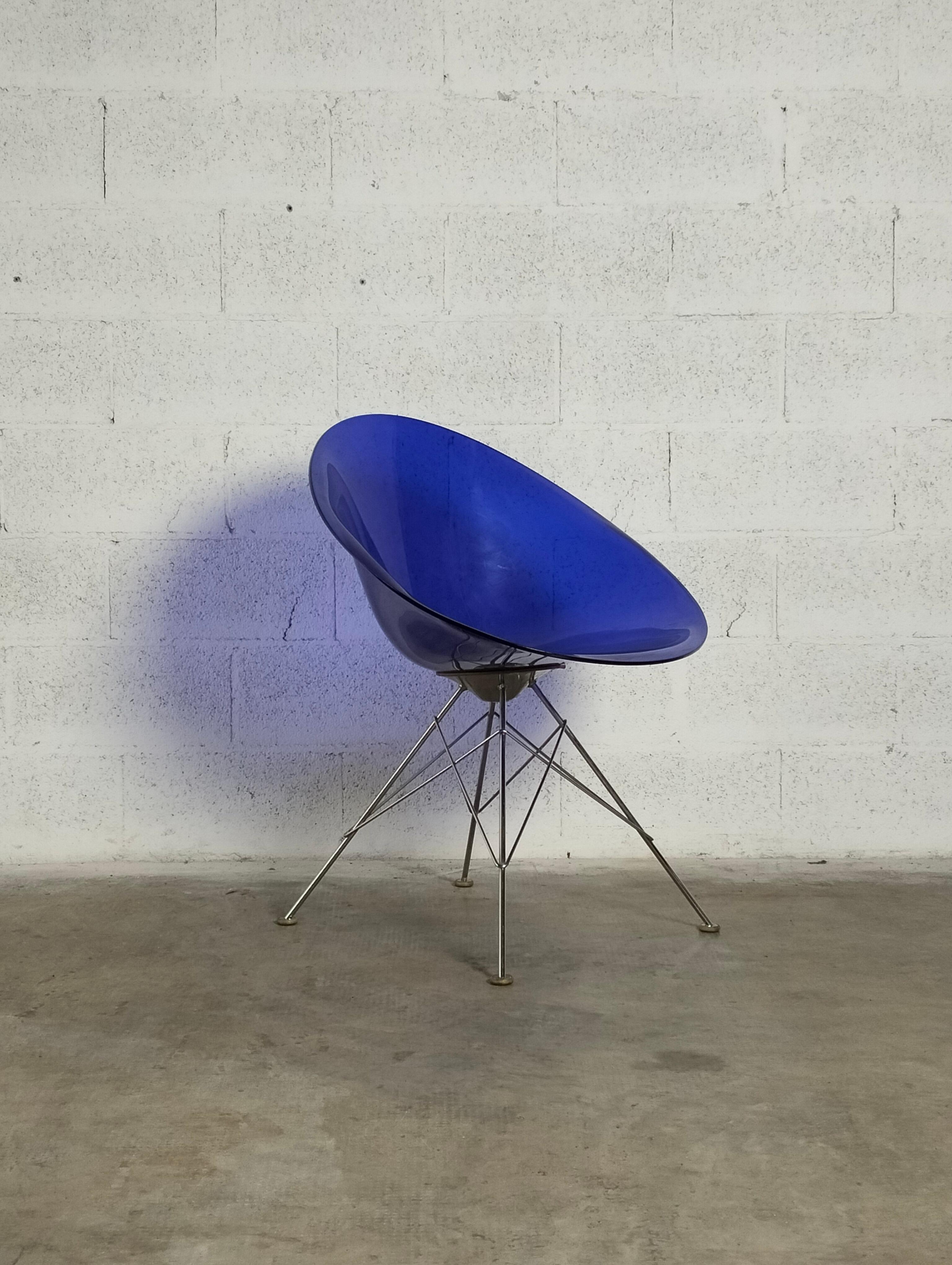 Ensemble de 4 chaises Eros de Philippe Starck pour Kartell, années 90 4