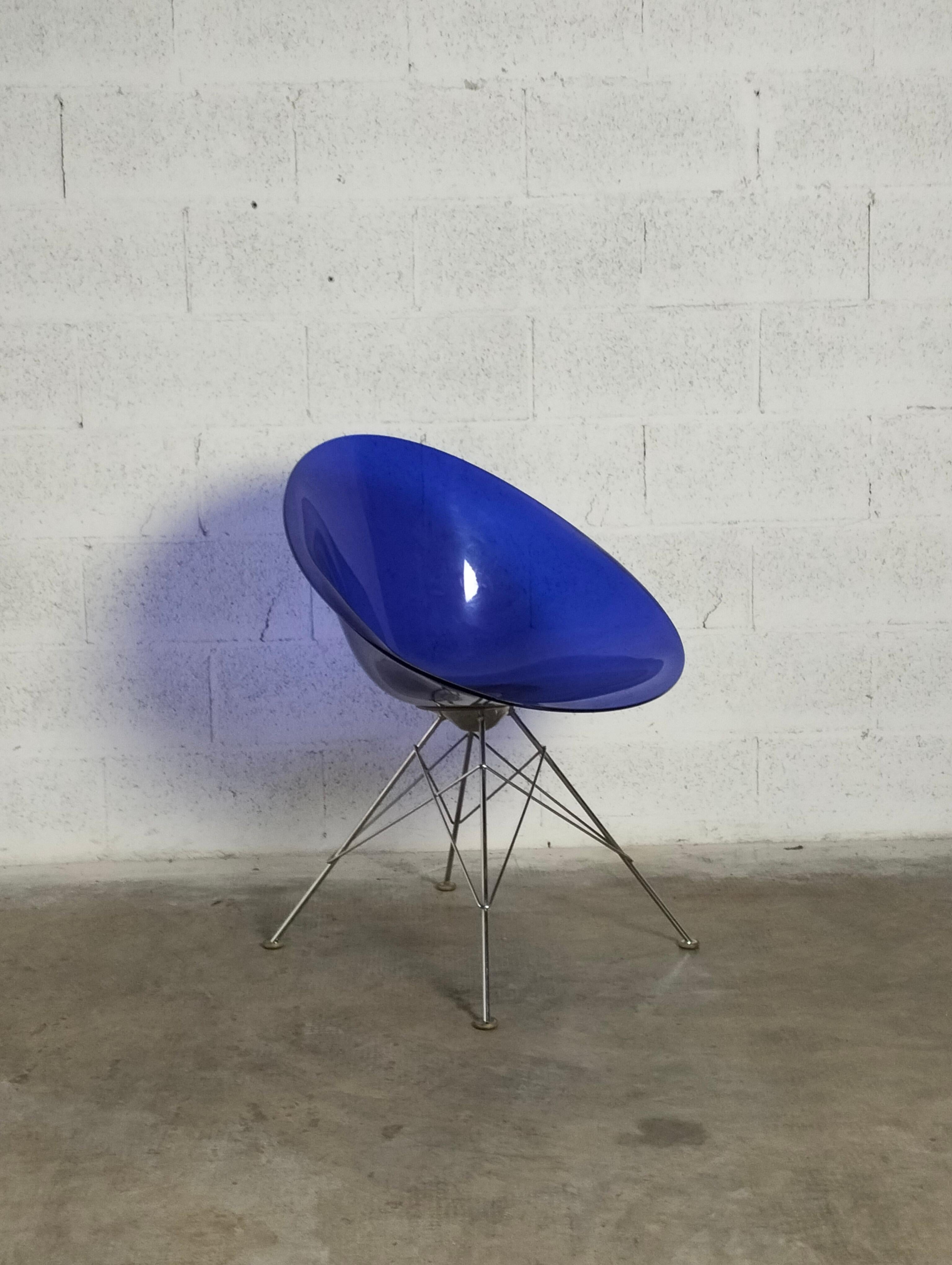 Ensemble de 4 chaises Eros de Philippe Starck pour Kartell, années 90 5