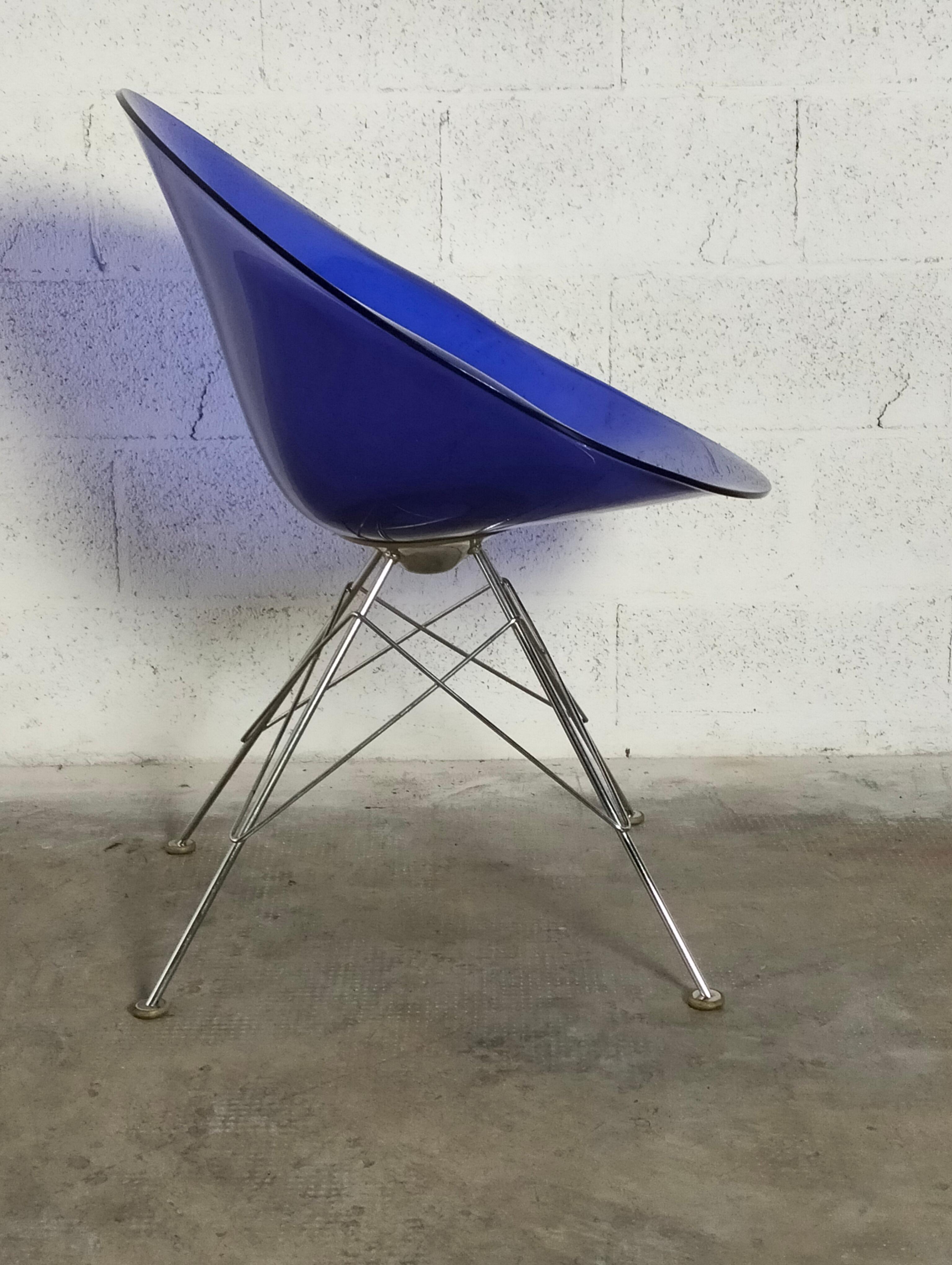 Ensemble de 4 chaises Eros de Philippe Starck pour Kartell, années 90 6