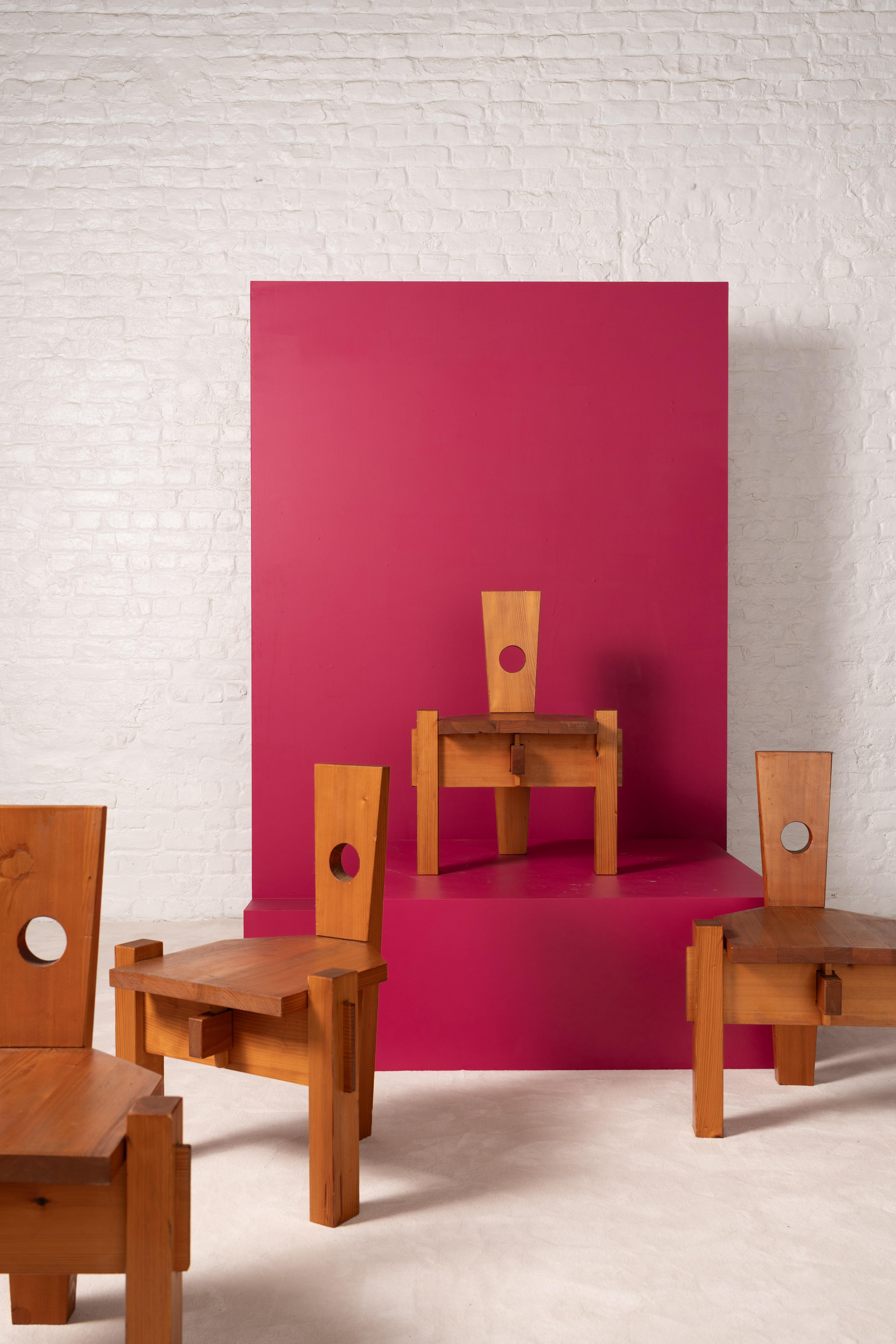 set of 4 chairs Holandés en venta