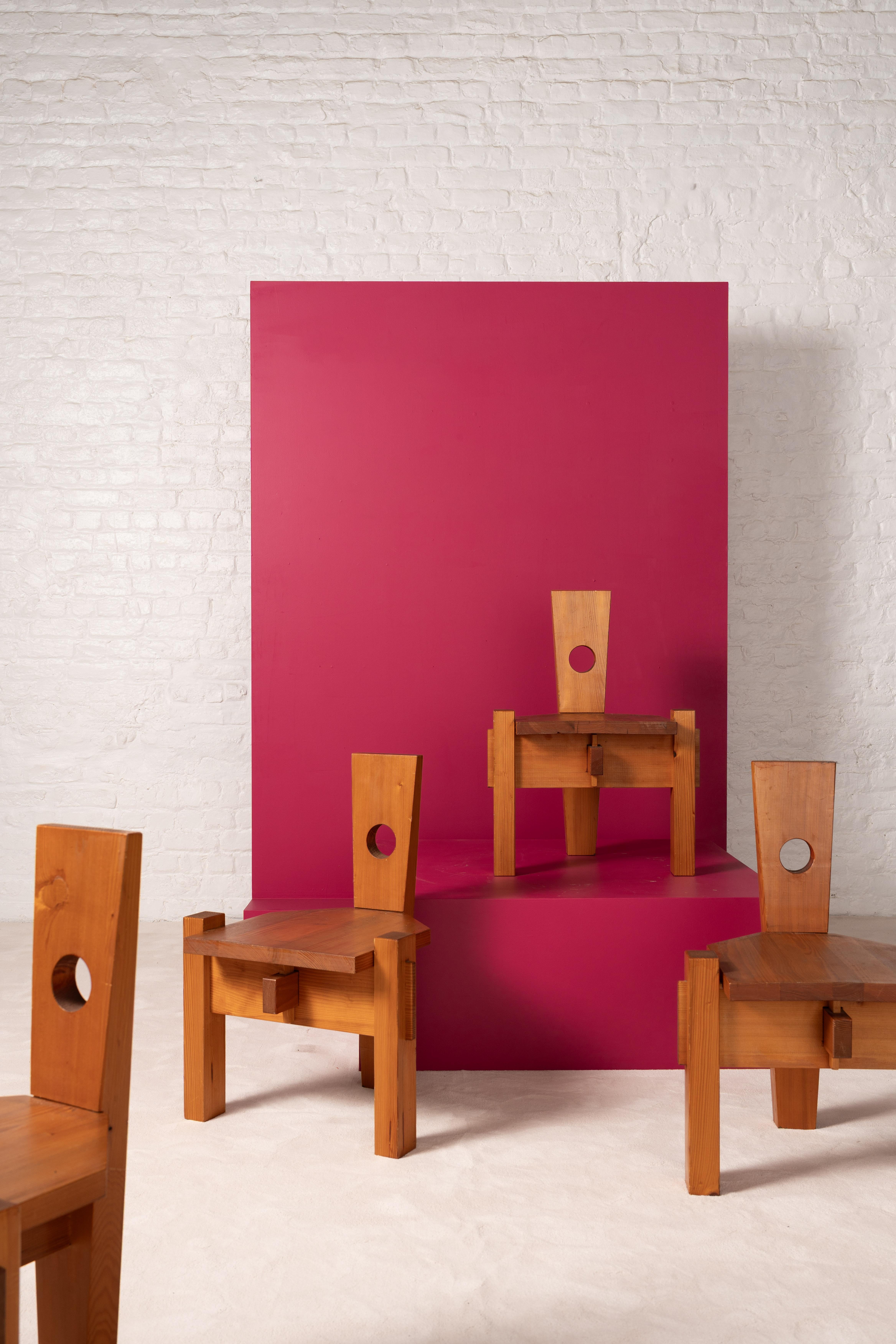 set of 4 chairs en venta 3