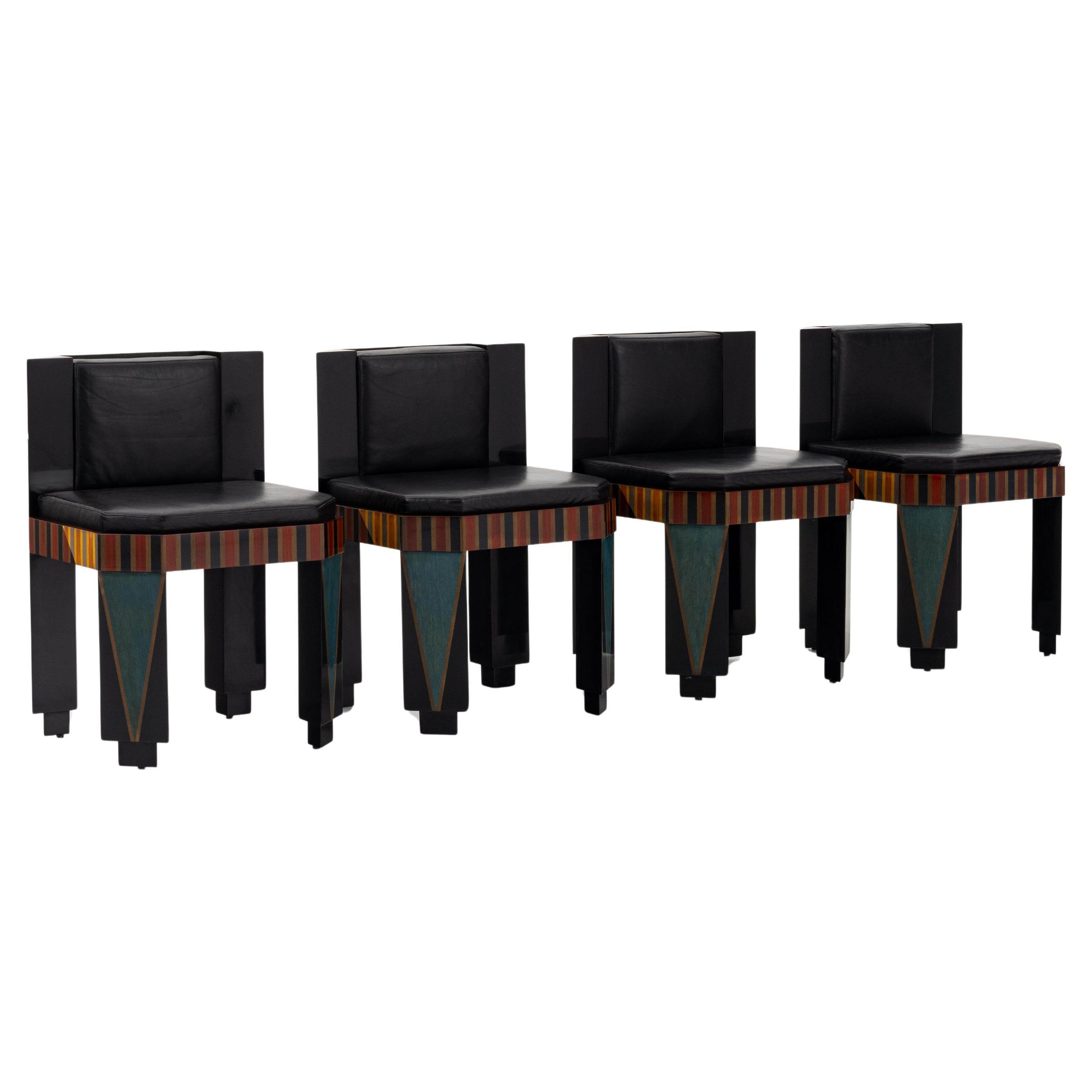 Set of 4 chairs For Sale