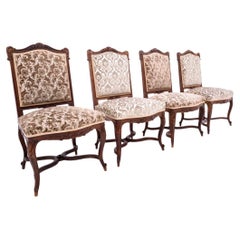 Ensemble de 4 chaises, France, vers 1910.
