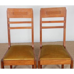 Set di 4 sedie, artigianato francese degli anni ’50