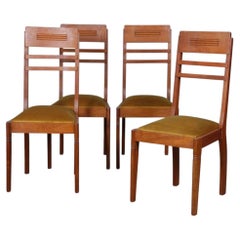 Set of 4 chairs, French craftsmanship from the 1950s