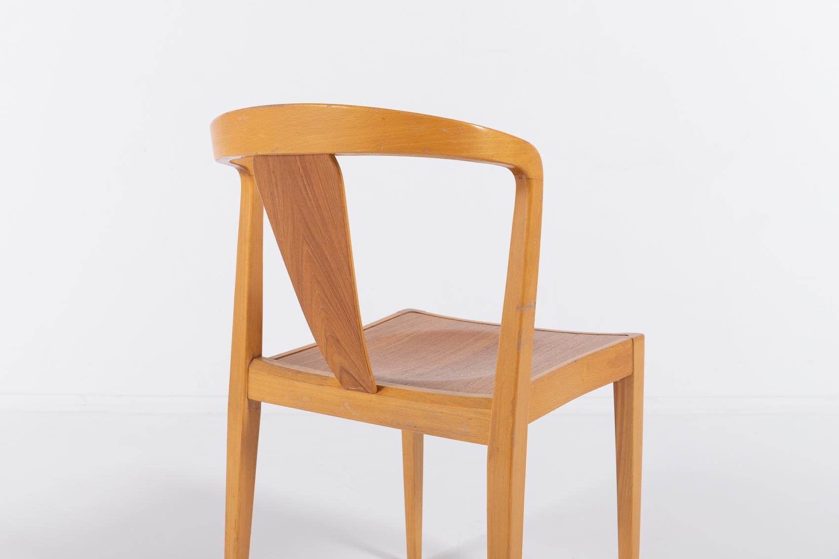 Set of 4 chairs from 1960’s by Axel Larsson for Bodafors For Sale 3