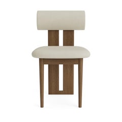 Set of 4 Chairs 'Hippo' by Norr11, Light Smoked Oak, Spectrum Leather, Mineral