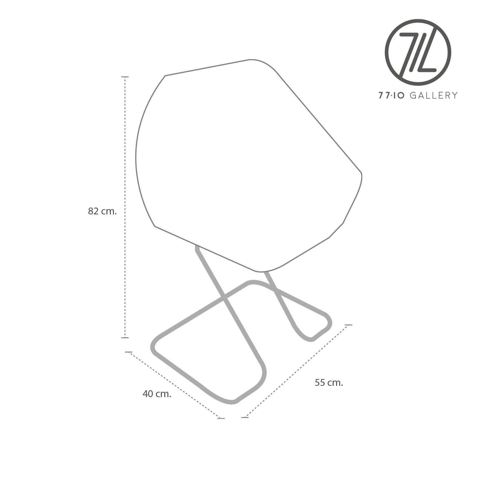Acrylique Ensemble de 4 chaises en acier tubulaire chromé en vente