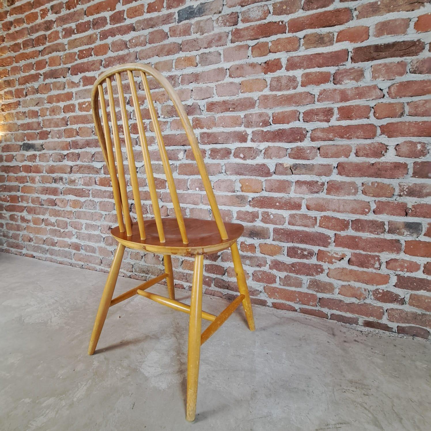 Suédois Ensemble de 4 chaises en bois de teck, Suède, 1960 en vente
