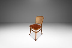 Set of 4 Chairs in the Manner of Josef Frank, Josef Hoffmann, Stendig, USA, 1970