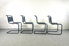 Set of 4 chairs in the style of  S33 by Mart Stam - 1960s