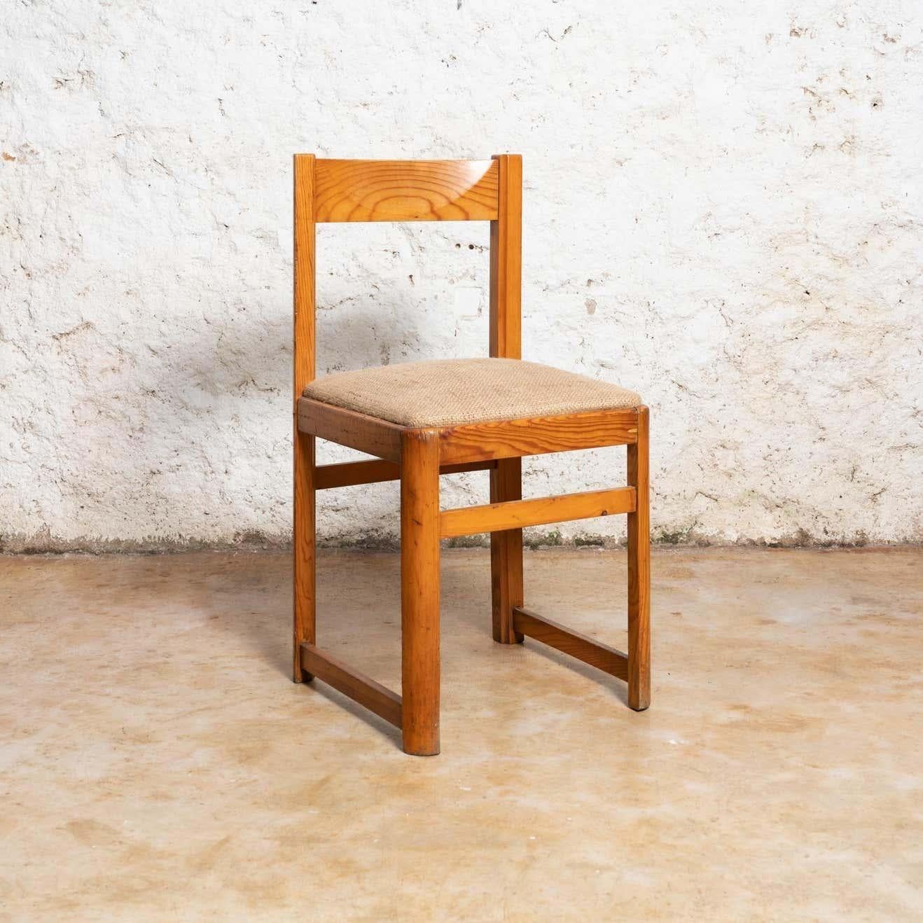 Satz von 4 Stühlen Jordi Vilanova Aran Stühle, um 1960 (Spanisch) im Angebot