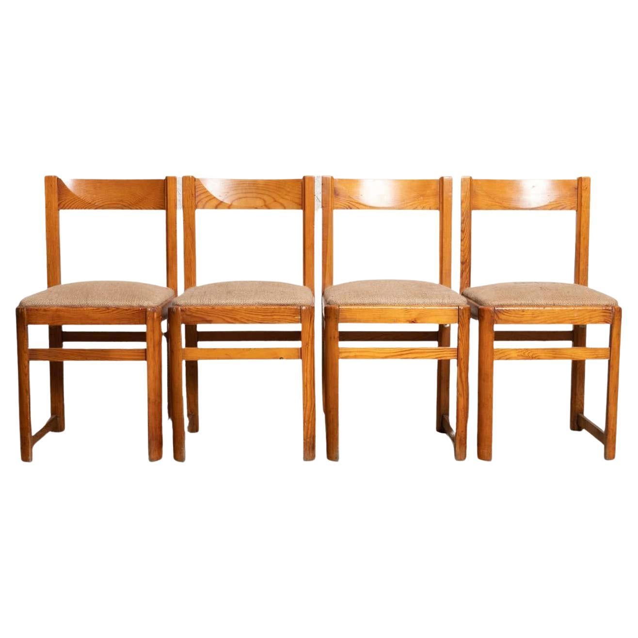 Set of 4 Chairs Jordi Vilanova Aran Chairs, circa 1960