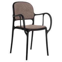 Set of 4 Magis Milà Chairs with Arms / Jaime Hayón Black with cushions