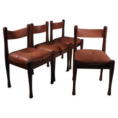 Set of 4 chairs mod. 620 by Silvio Coppola, Bernini