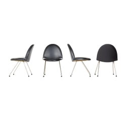 Set of 4 chairs model 771 by Joseph Andre Motte for Steiner, 1954