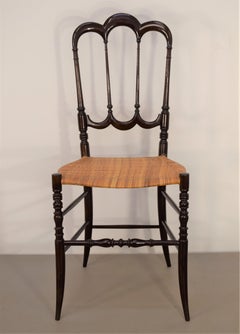 Satz von 4 Stühlen Modell 'tre archi' von Levaggi, Italien, 1950er Jahre