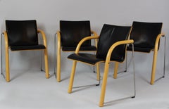 Set of 4 Chairs No. S320 by Wulf Schneider & Ulrich Böhme for Thonet, 1980s