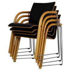 Set of 4 Chairs No. S320 by Wulf Schneider & Ulrich Böhme for Thonet, 1980s