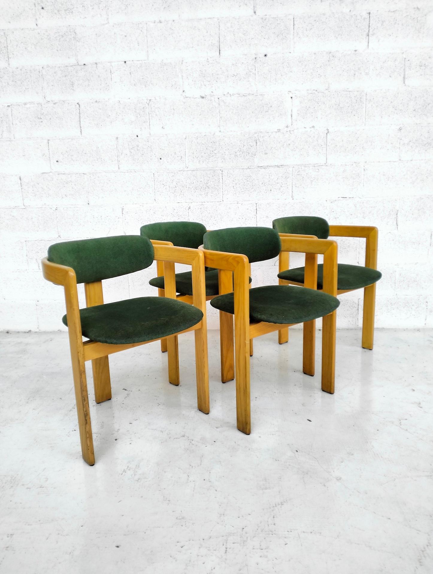 Set di 4 sedie poltrone a vasca 