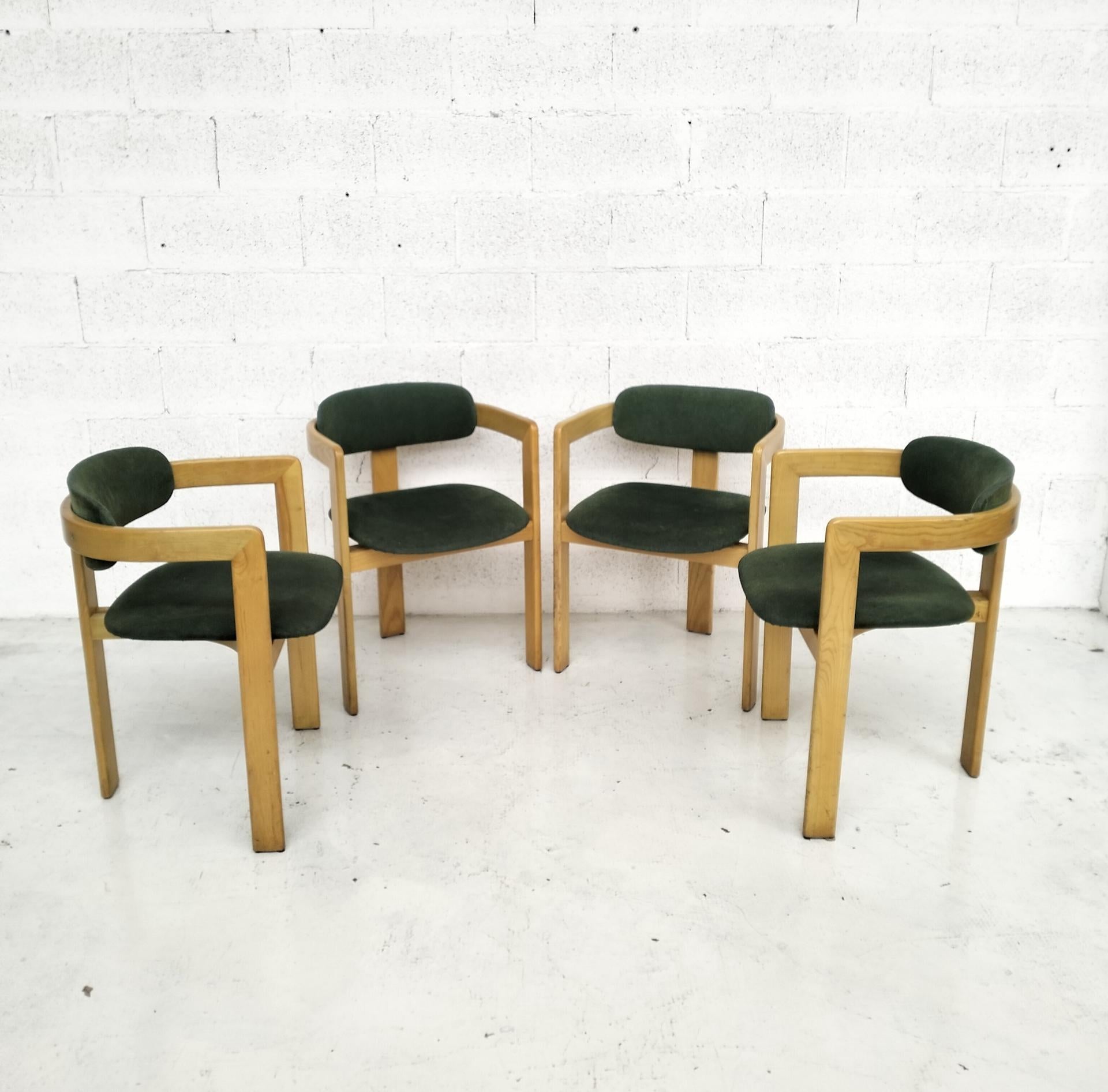 Set di 4 sedie poltrone a vasca 