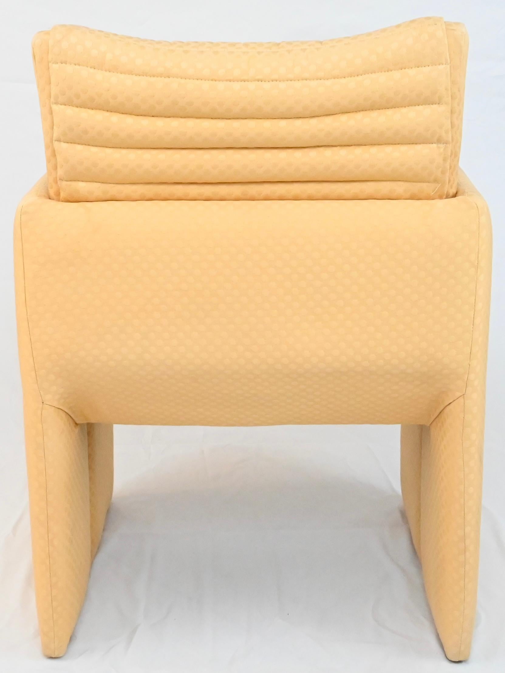 American Set of 4 Upholstered Armchairs For Sale