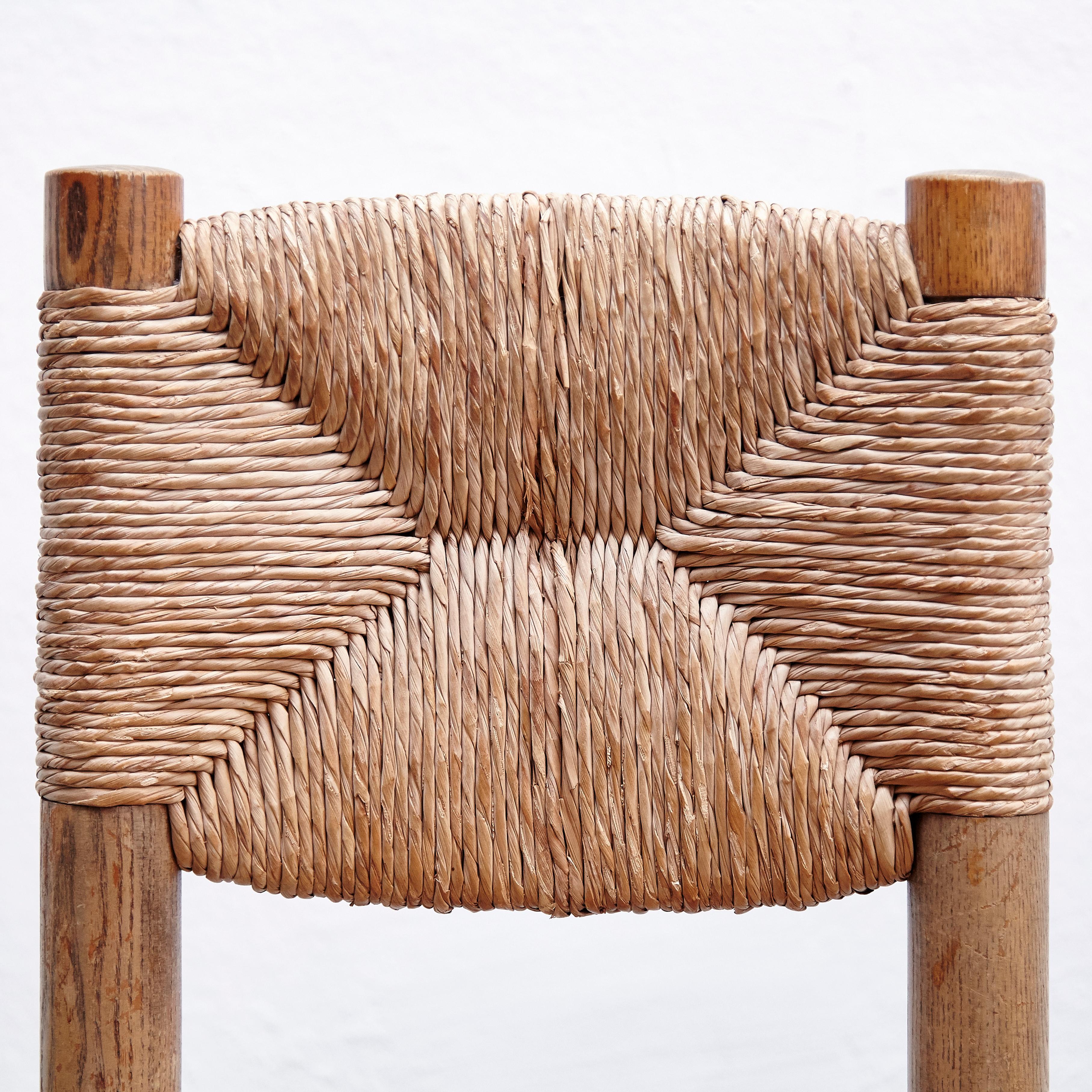 Set of 4 Charlotte Perriand, Mid Century Modern, Model 19 Bauche Chair, 1950 5