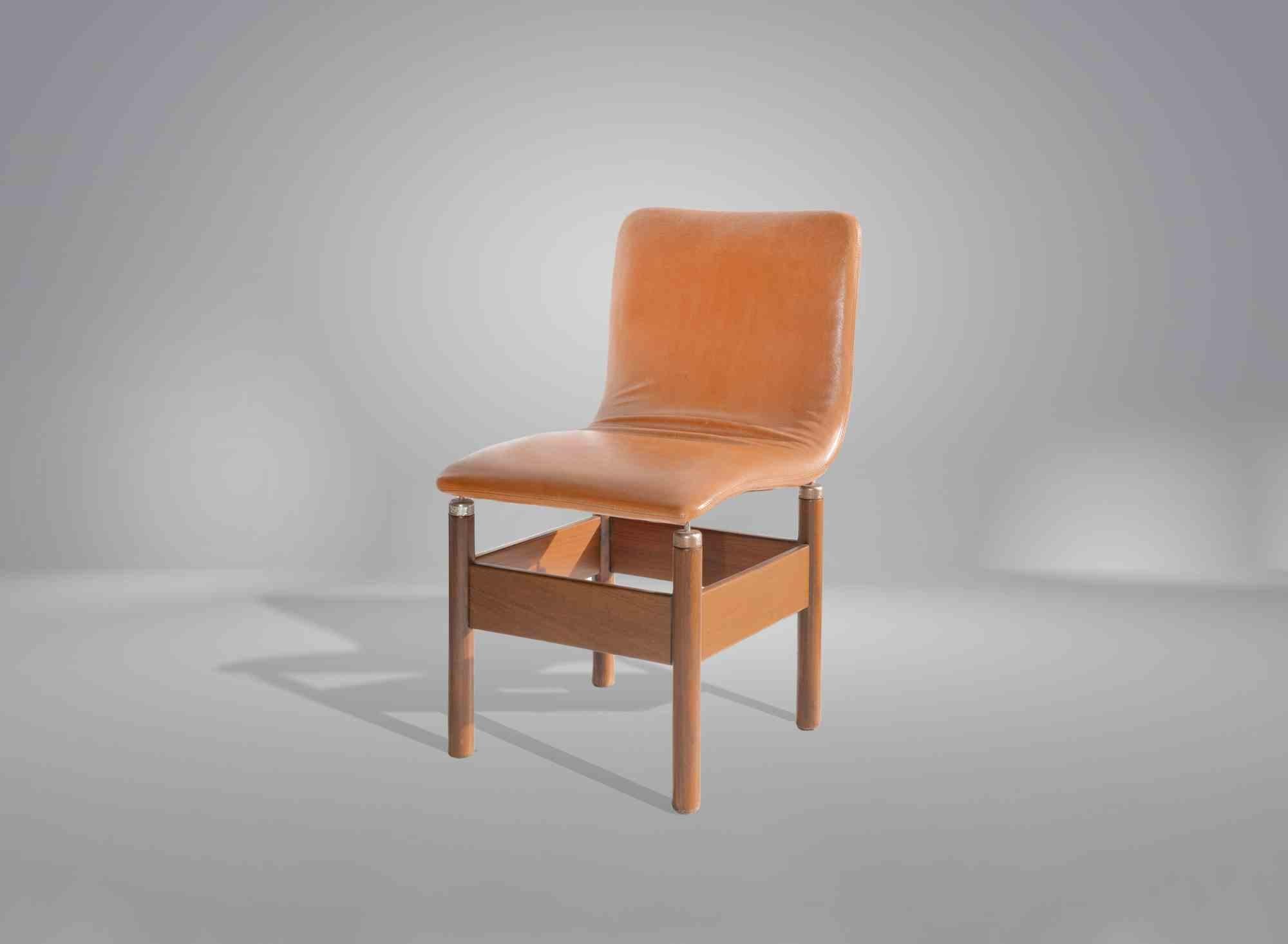 Mid-20th Century Set of 4 Chelsea Chairs by Vittorio Introini for Saporiti, 1966 For Sale
