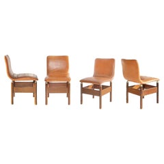 Juego de 4 Sillas Chelsea de Vittorio Introini para Saporiti, 1966