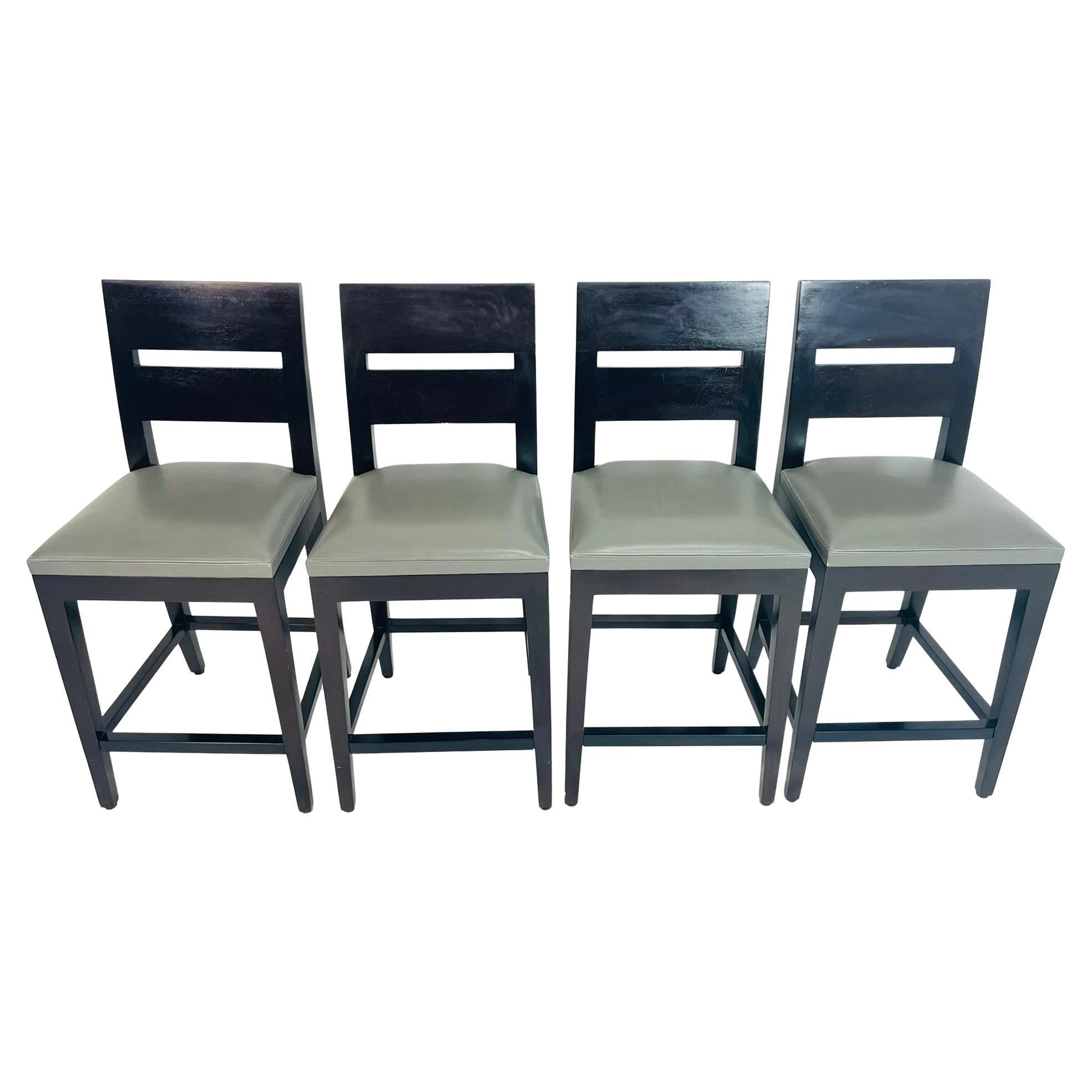 Set of 4 Christian Liaigre “Archipel” Counter Stools for Holly Hunt, USA im Angebot