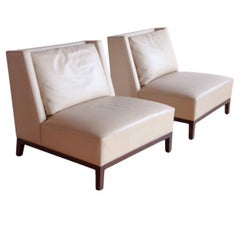 Set of 4 - Christian Liaigre Latin Slipper Chairs
