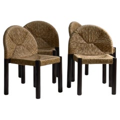 Ensemble de 4 chaises Ciambotto par De Pas, D'Urbino e Lomazzi pour Pozzi, Italie 1979