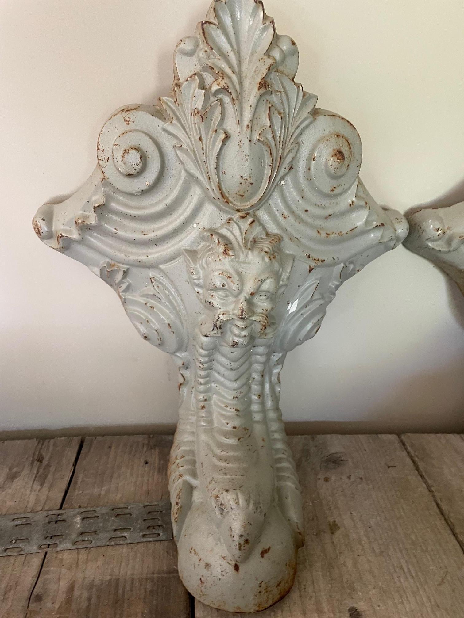 Belgian Set of 4 Cléo Jacob Delafon bathtub feet For Sale