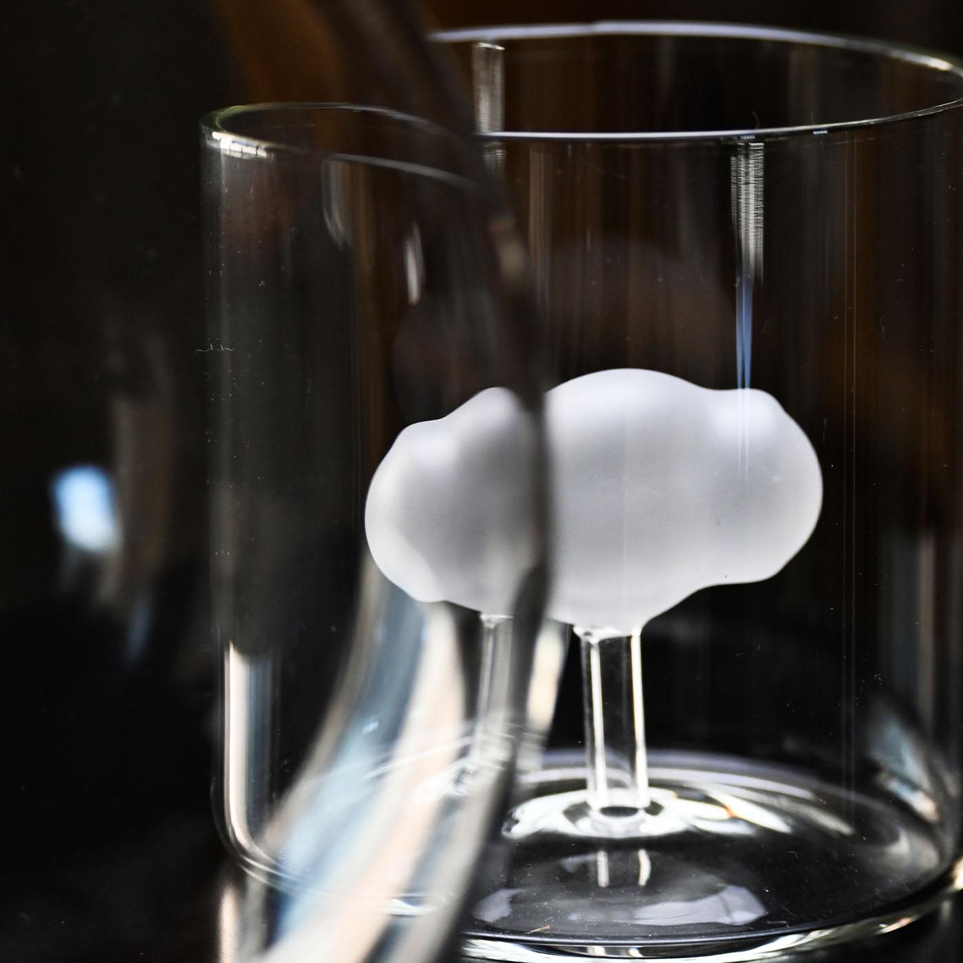 italien Ensemble de 4 verres nuages en vente