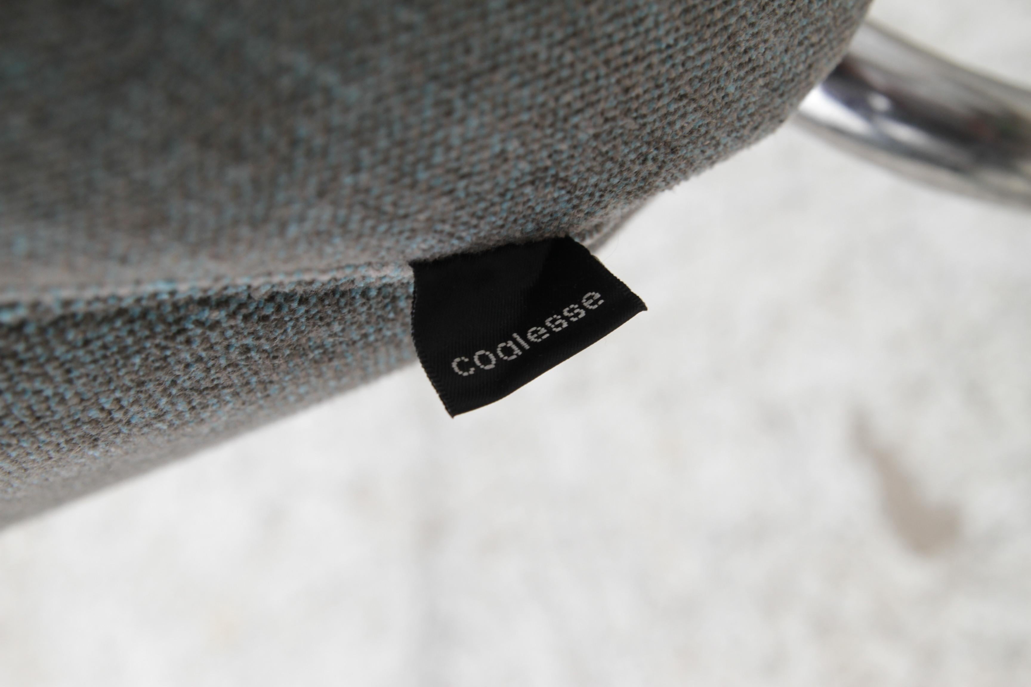 Ensemble de 4 chaises d'invité Coalesse Bindu à dossier bas en vente 1