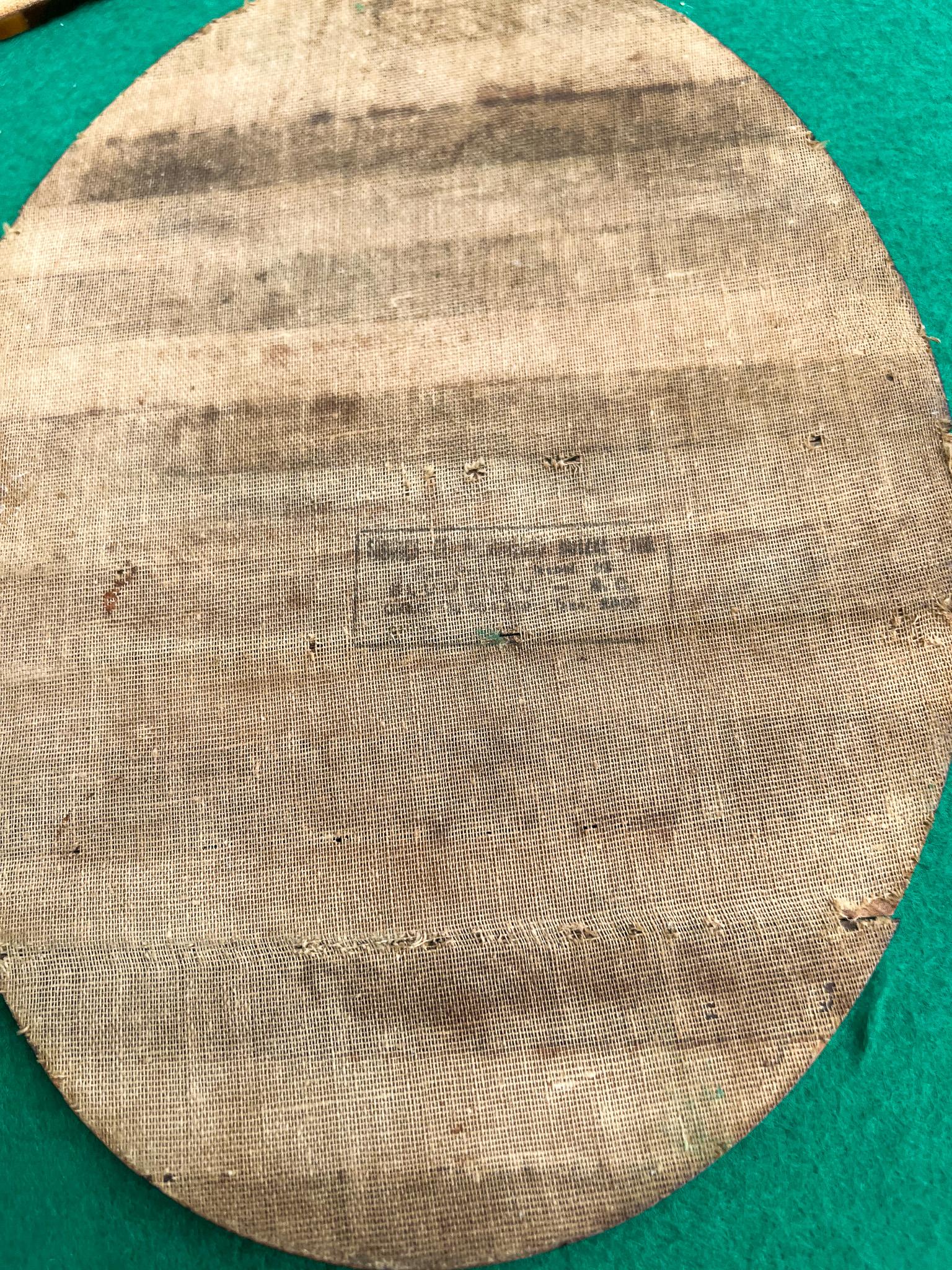 Woodwork Set of 4 Coasters in Hardwood, Unknown, 1960s