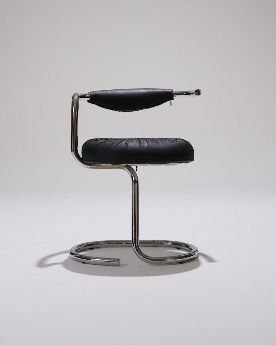 Set di 4 sedie Cobra, Giotto Stoppino, anni '70 in vendita 3