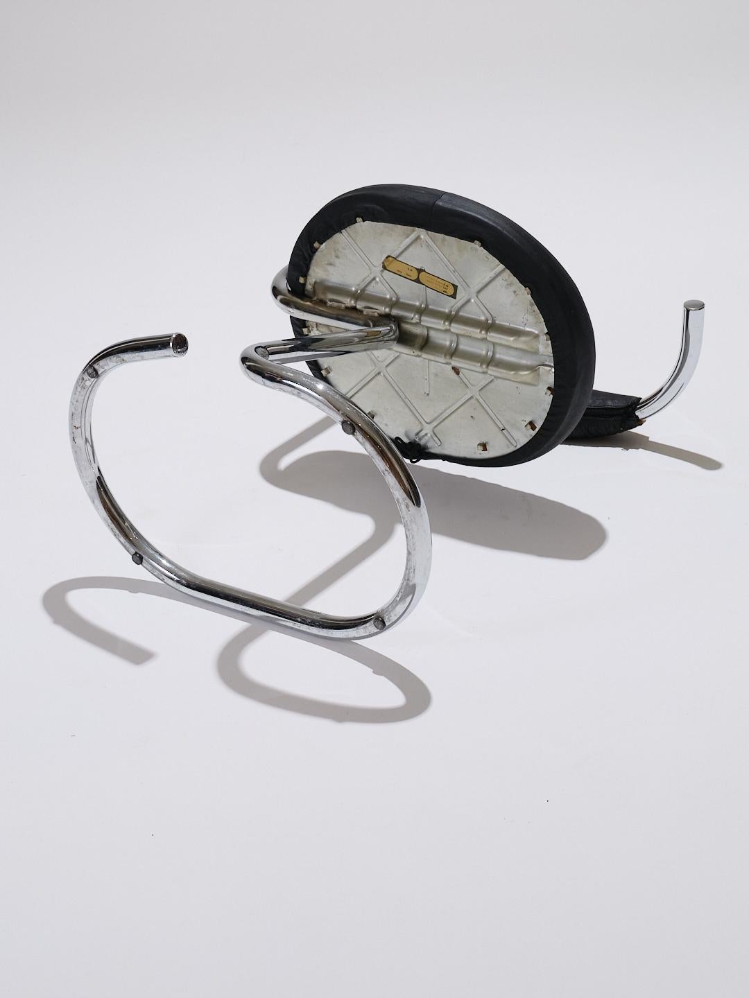 Set di 4 sedie Cobra, Giotto Stoppino, anni '70 in vendita 6