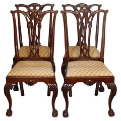 Set of 4 Colonial Revival Dining Chairs