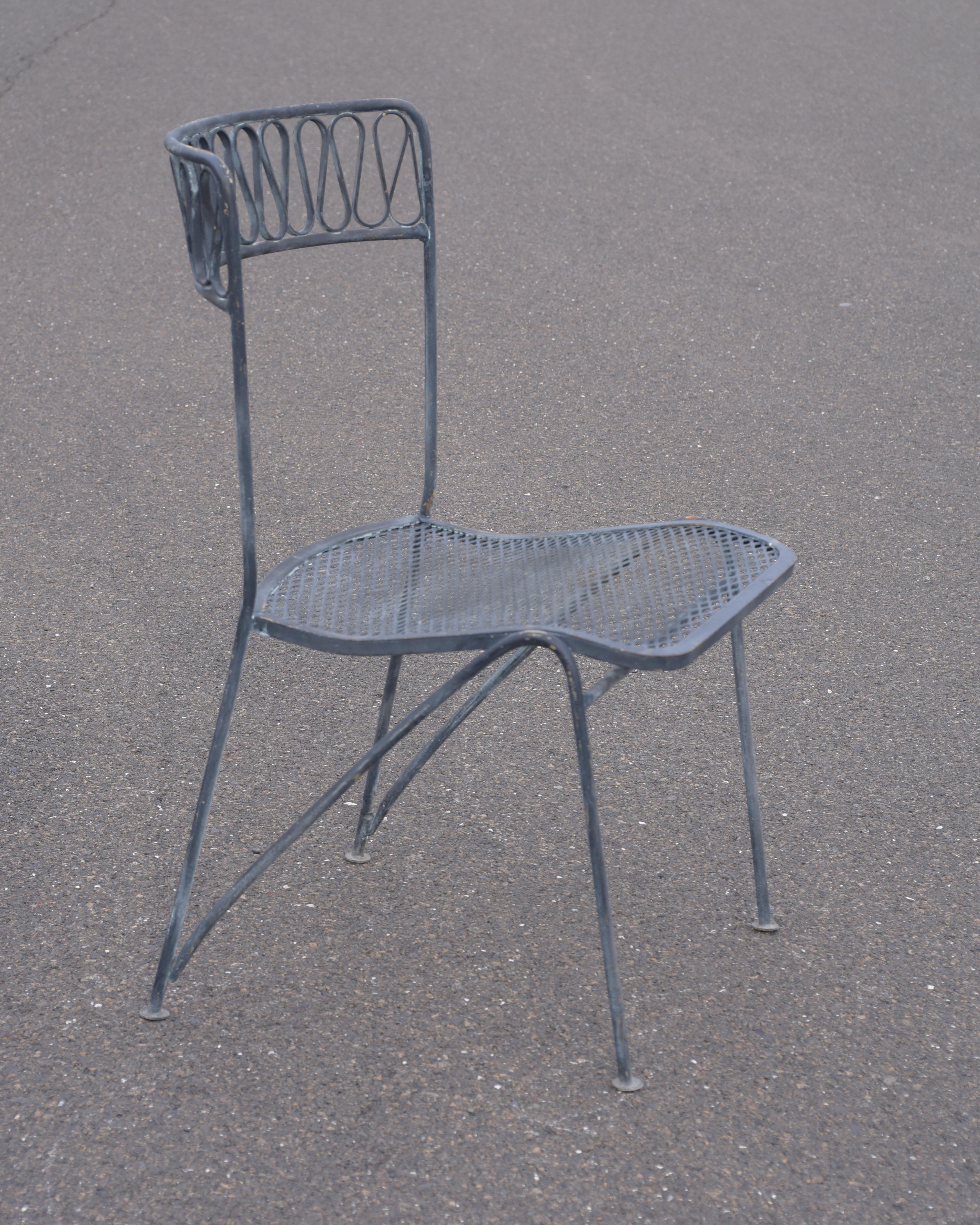 Set of 4 Cool Mid-Century Modern Maurizio Tempestini for Salterini Ribbon Chairs 2