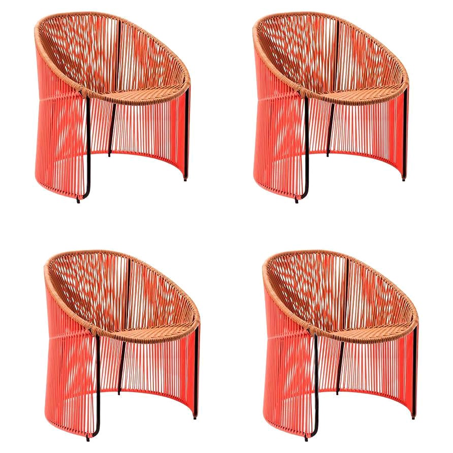 Set di 4 sedie da salotto Coral Cartagenas di Sebastian Herkner