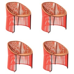 Set di 4 sedie da salotto Coral Cartagenas di Sebastian Herkner