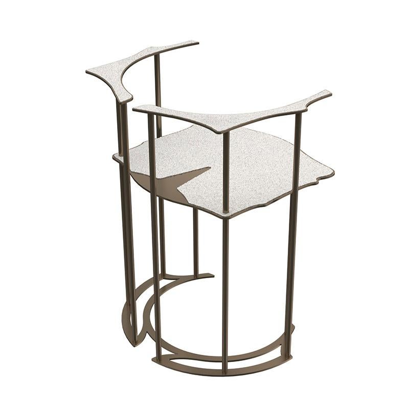 Italiano Set di 4 sedie Corky di WM Metal Design in vendita