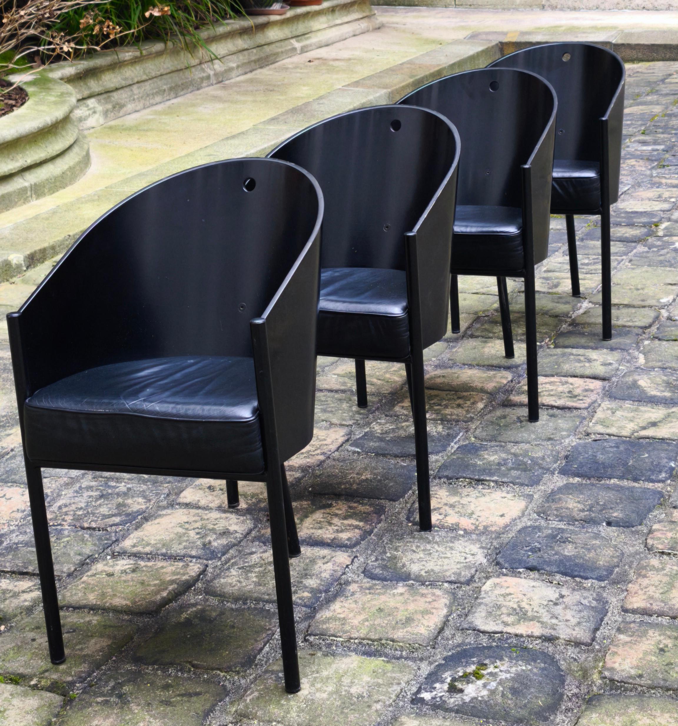Set di 4 sedie Costes Philippe Starck, Driade, Aleph, anni '80, Francia, 1982 in vendita 4