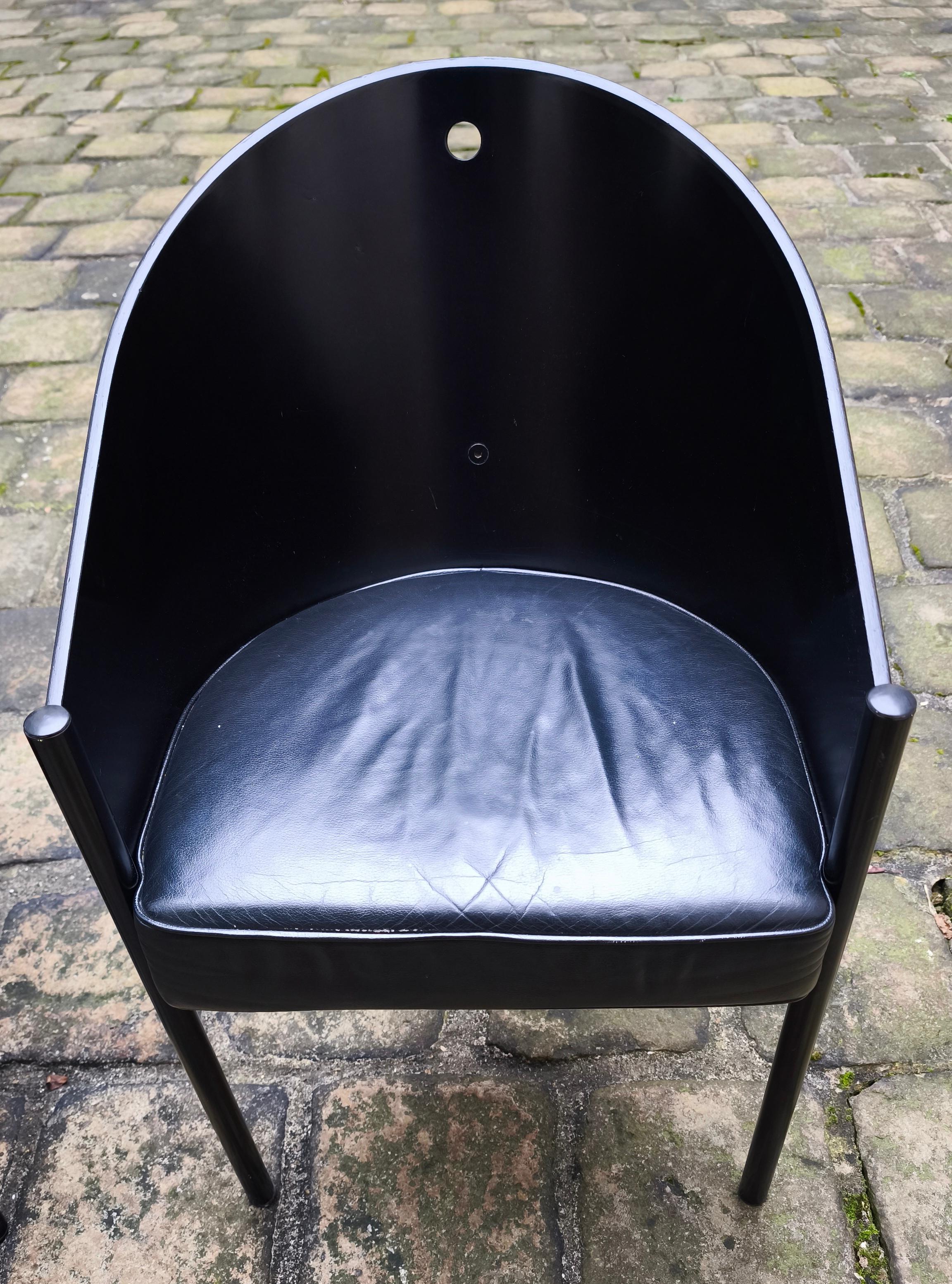 Set di 4 sedie Costes Philippe Starck, Driade, Aleph, anni '80, Francia, 1982 in vendita 7