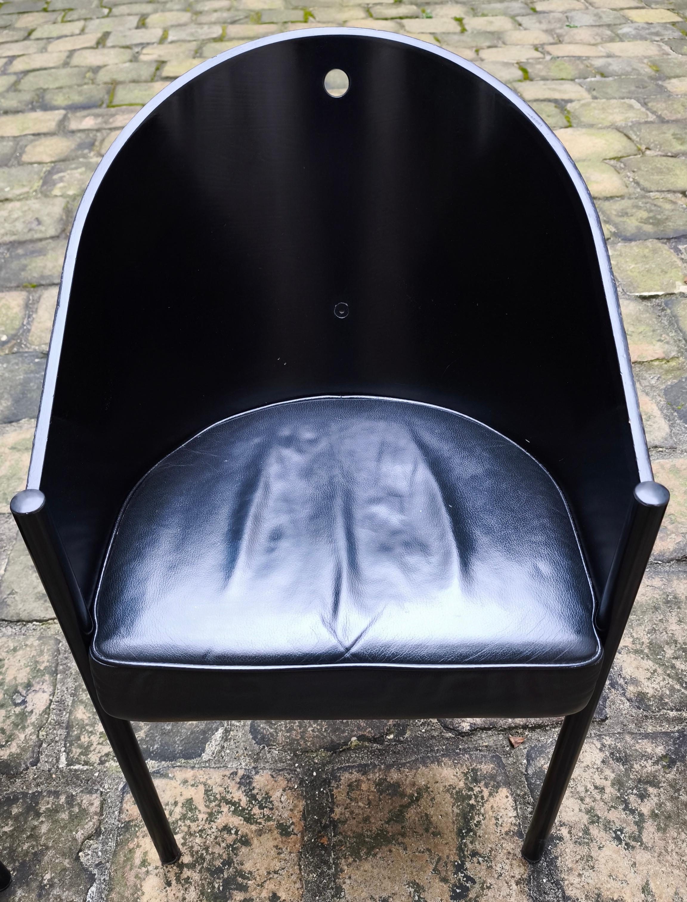 Set di 4 sedie Costes Philippe Starck, Driade, Aleph, anni '80, Francia, 1982 in vendita 8