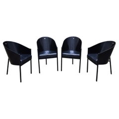 Set of 4 Costes Philippe Starck chairs, Driade, Aleph, 1980s, France, 1982
