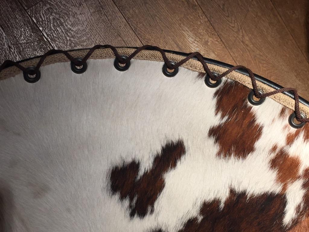 Set of 4 Cowhide Chairs, 1970s In Good Condition In London, GB