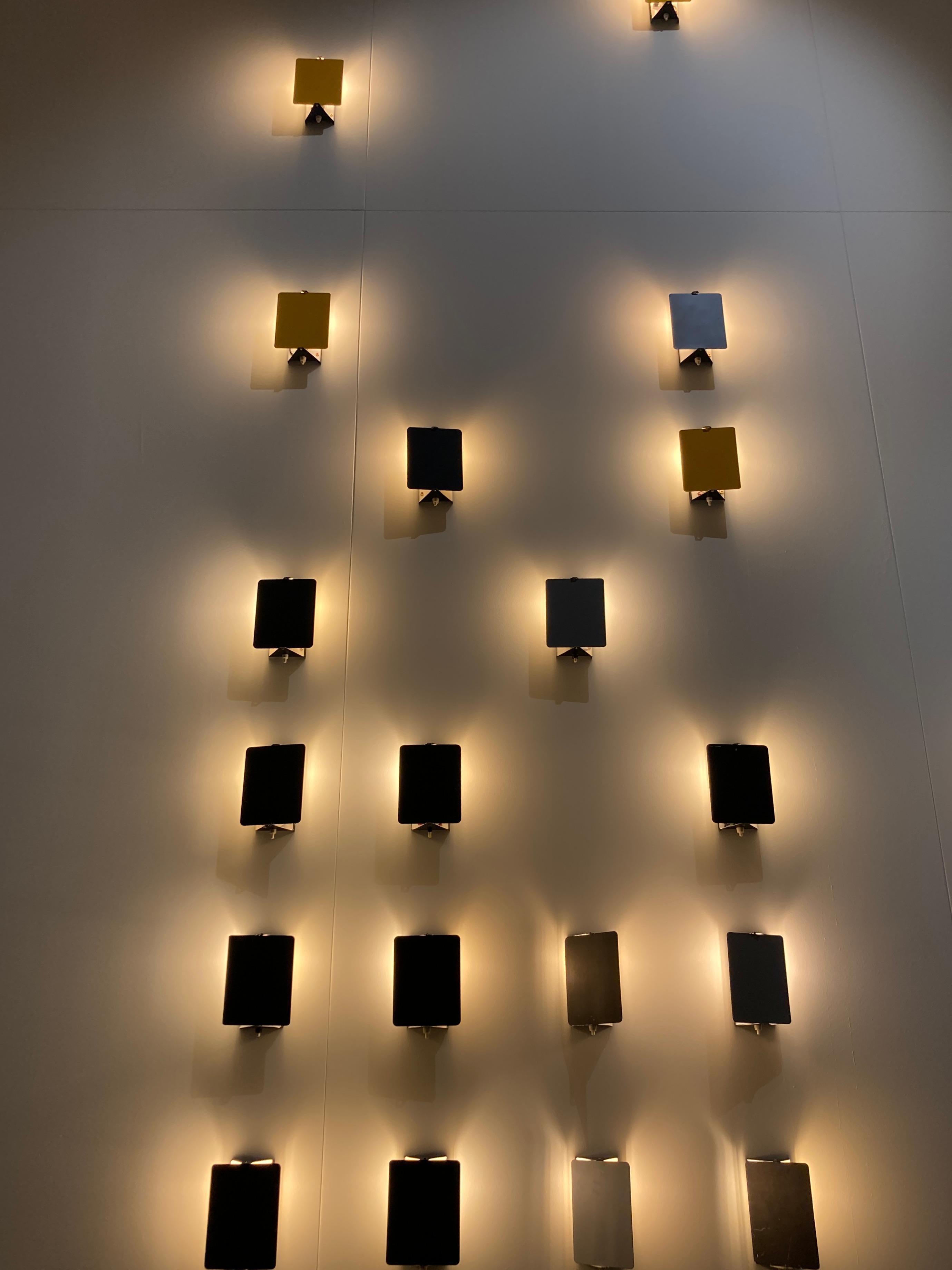 Set of 4 CP1 wall lights from Les Arcs, Charlotte Perriand, France 1960-70 2