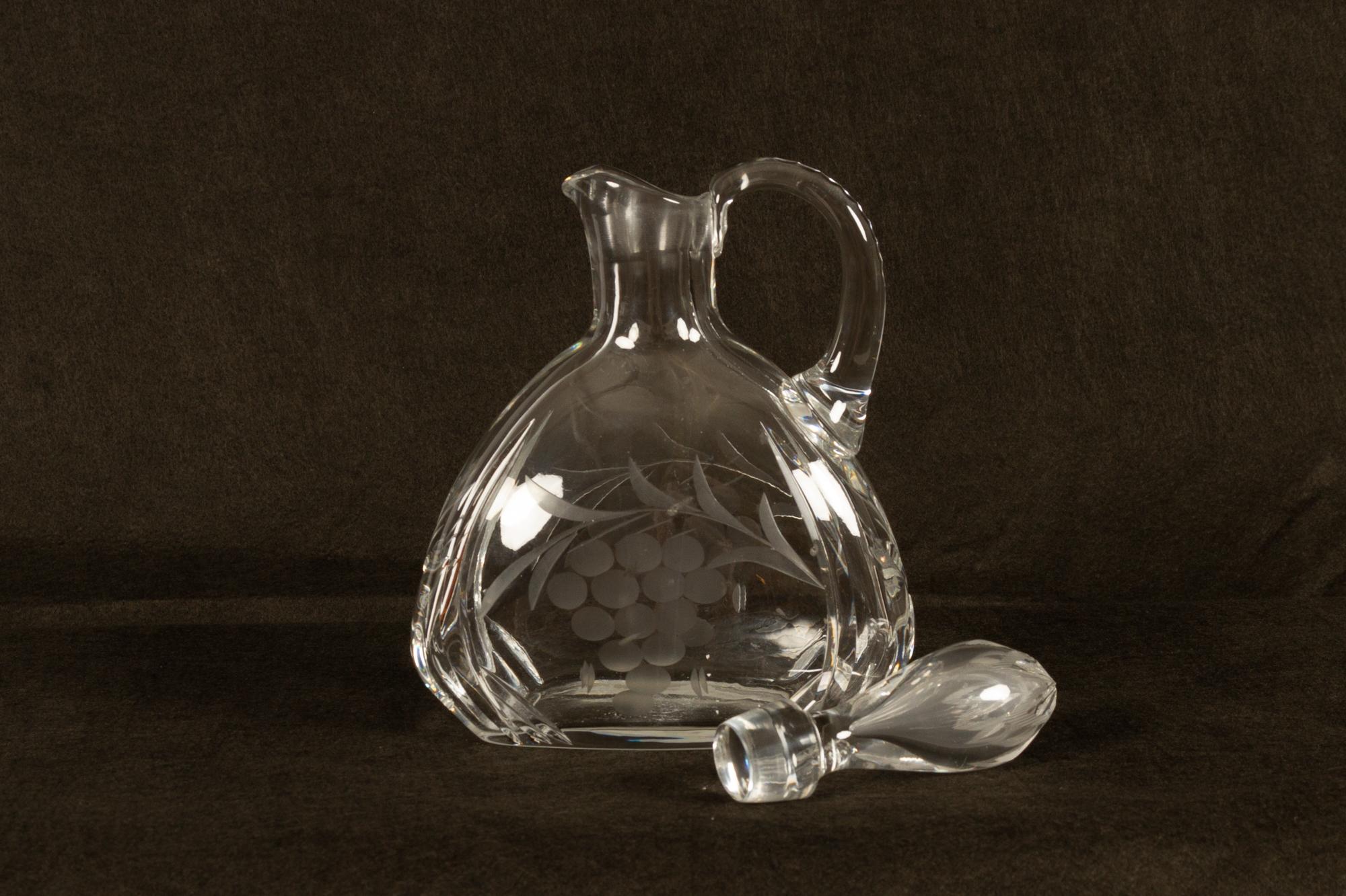 Set of 4 Crystal Decanters, Mid-20th Century 5